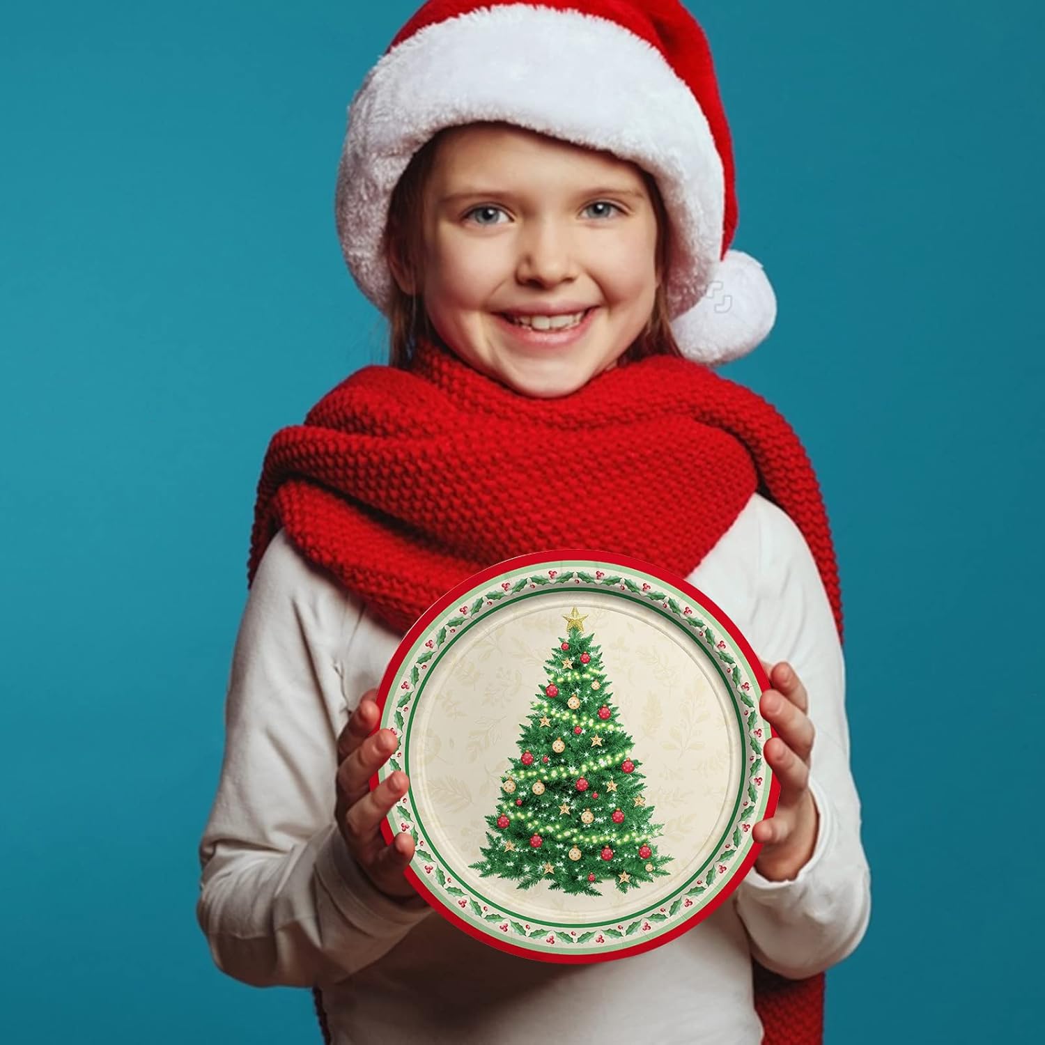 Christmas Tree Dinnerware Set for 50 Guests