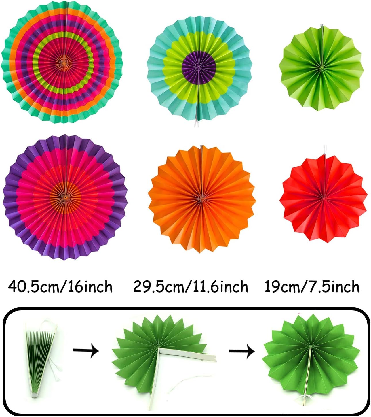 ZERODECO Multicolor Hanging Fiesta Decorations