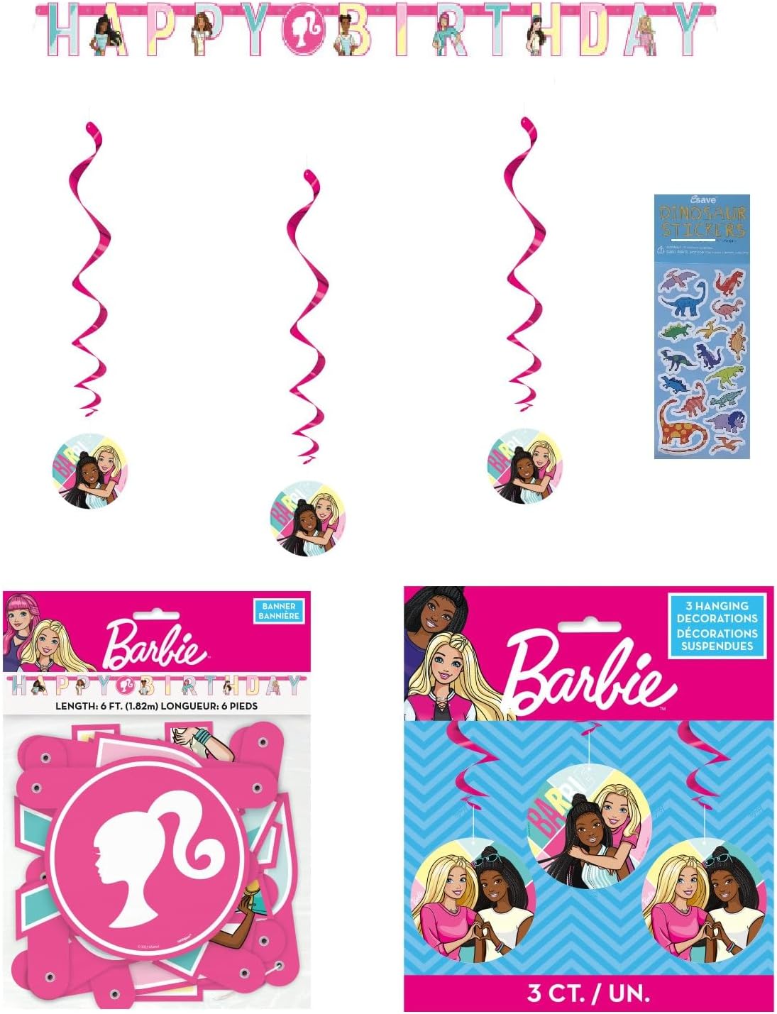 Barbie Birthday Party Supplies Bundle