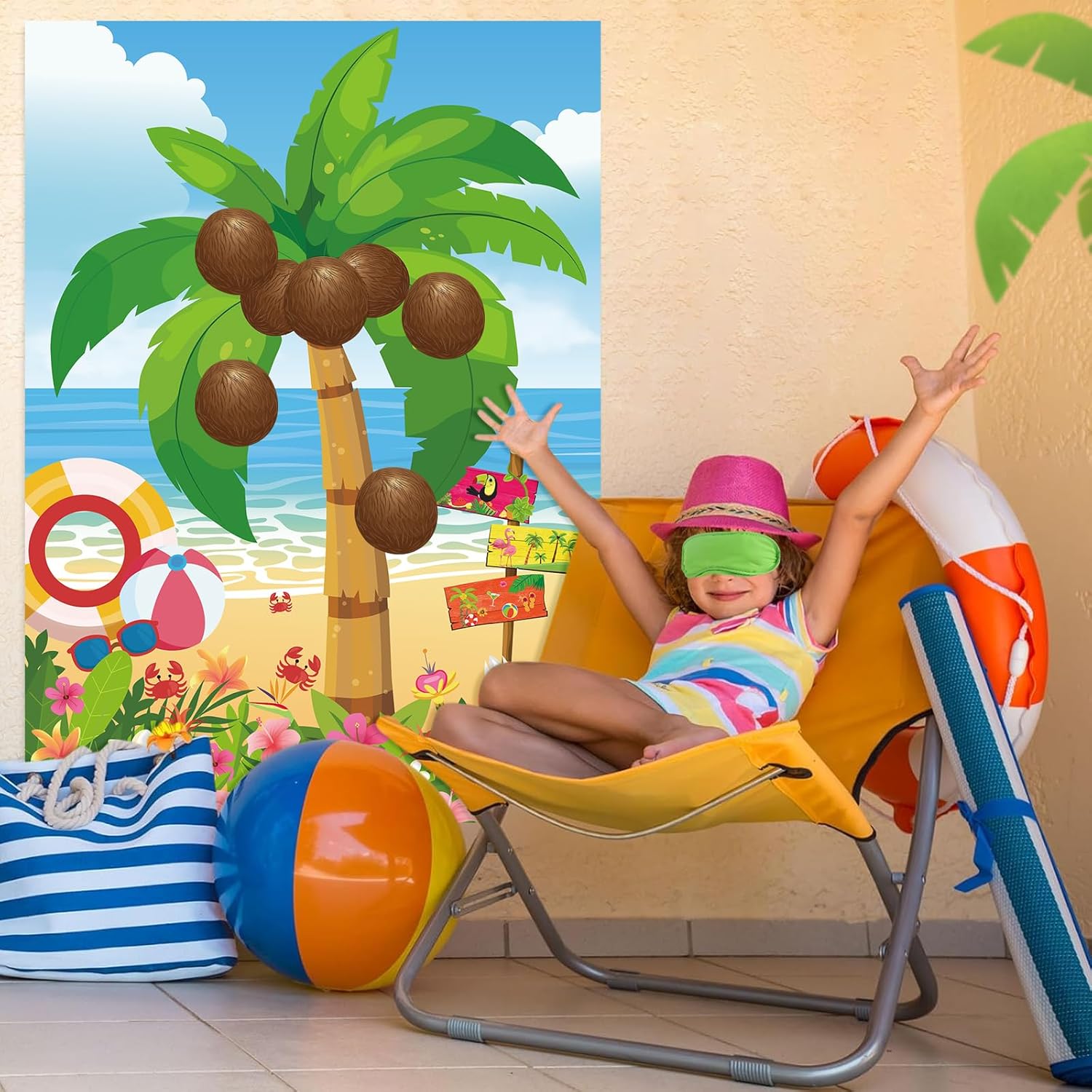 Hooqict Hawaiian Luau Party Games for Kids