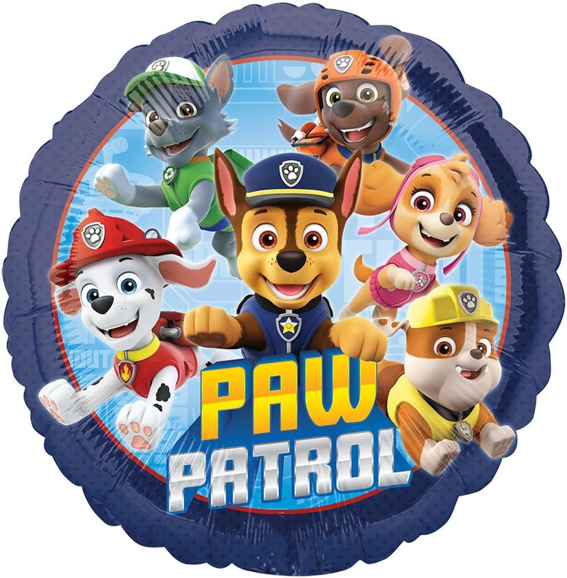 Anagram Paw Pups on Patrol 4th Birthday Balloon Decorations