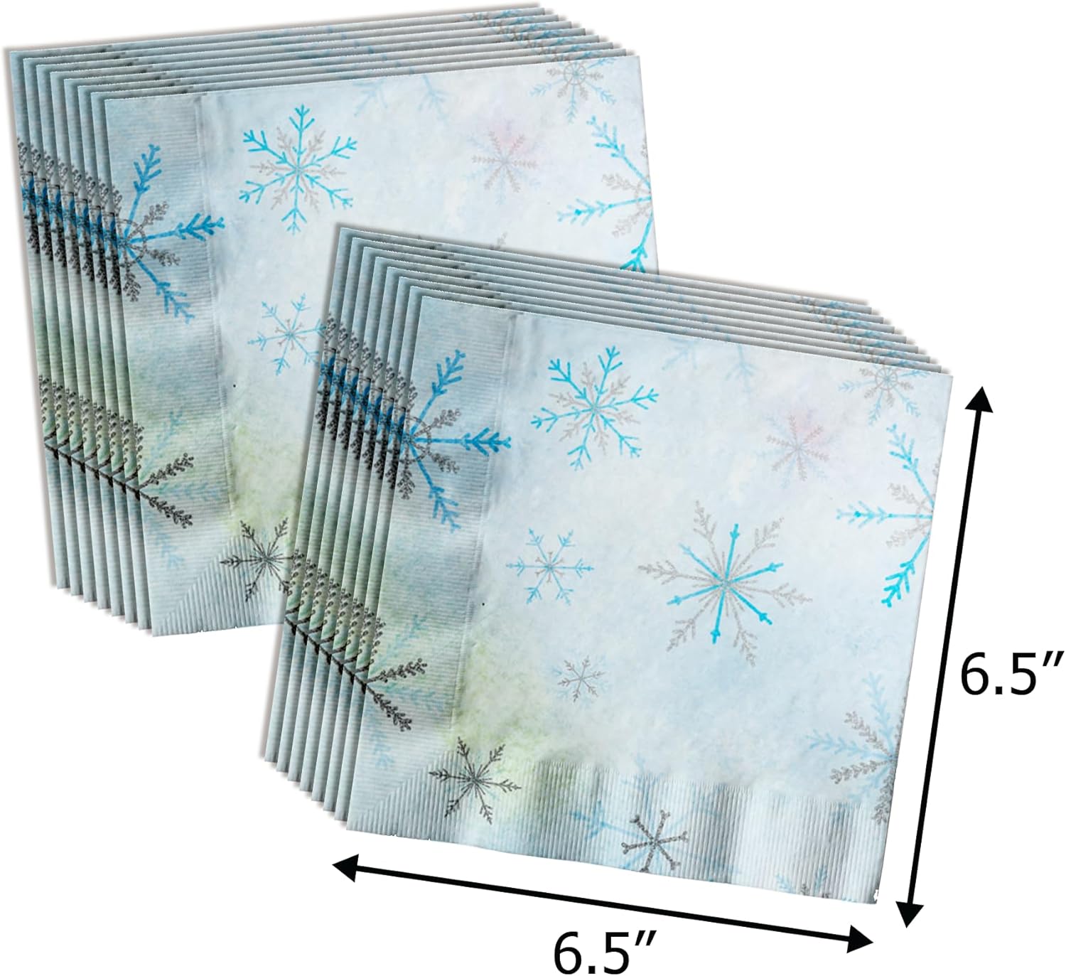 Snowman Snowflake Winter 1st Birthday Tableware Set 64 Piece