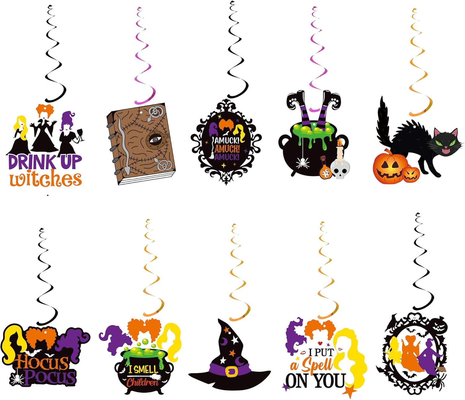 30pcs Hocus Pocus Decorations for Halloween Party