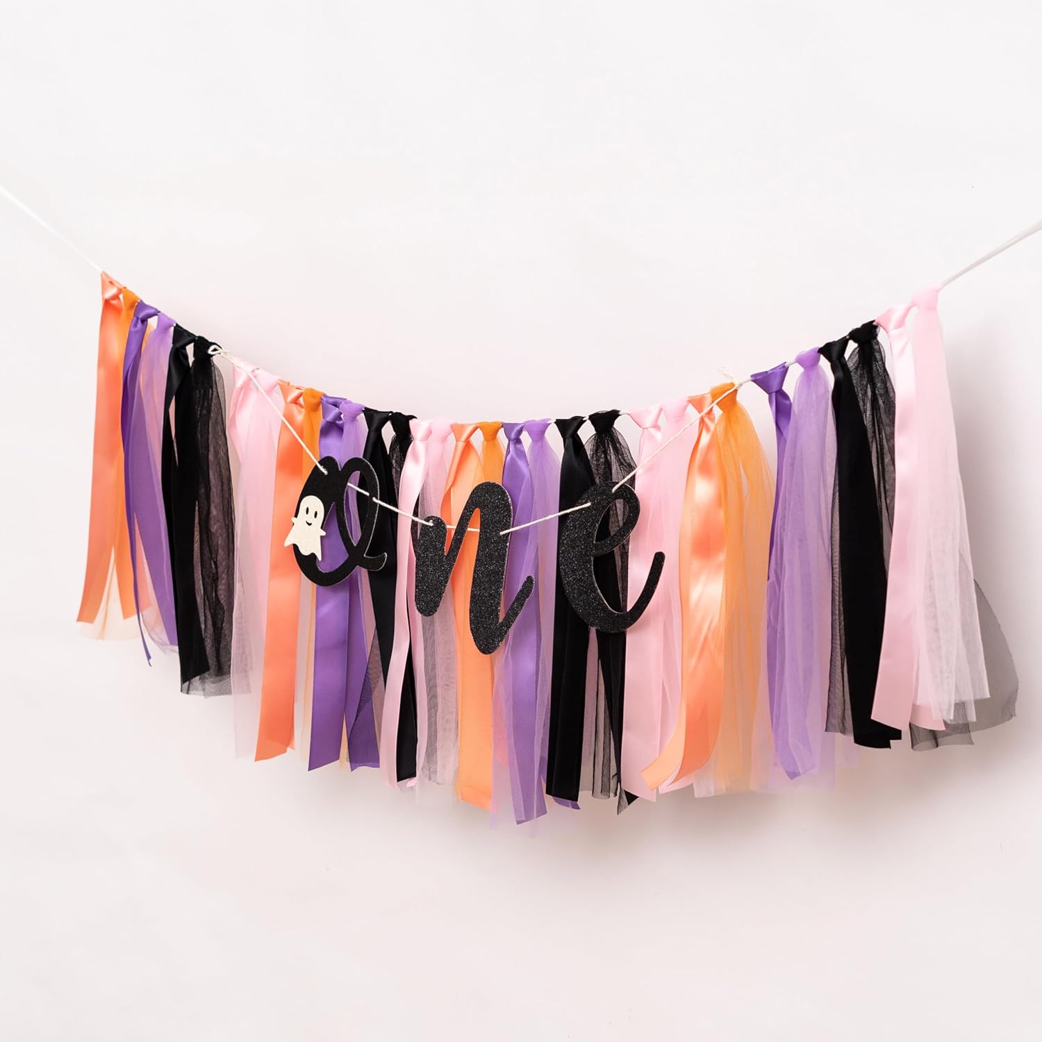 Halloween Spooky One High Chair Banner for Babys 1st Birthday