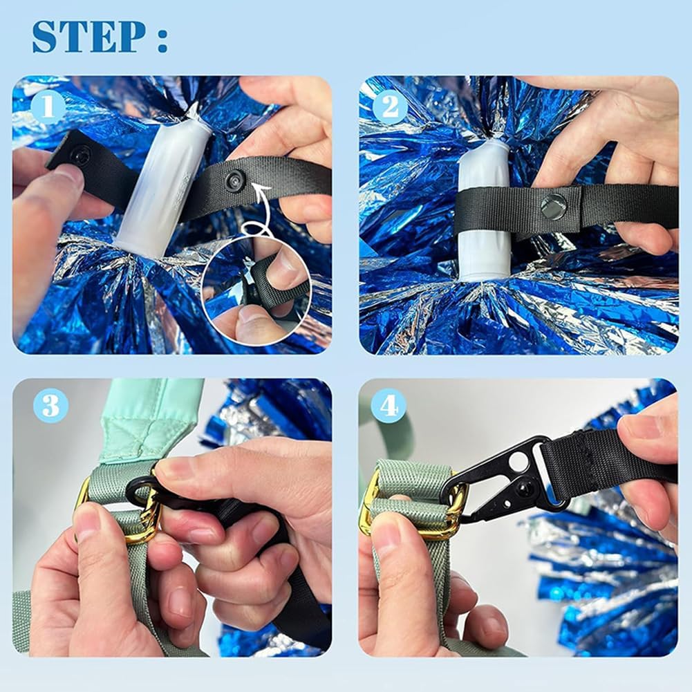 CREATCABIN Pom Pom Holder for Backpack