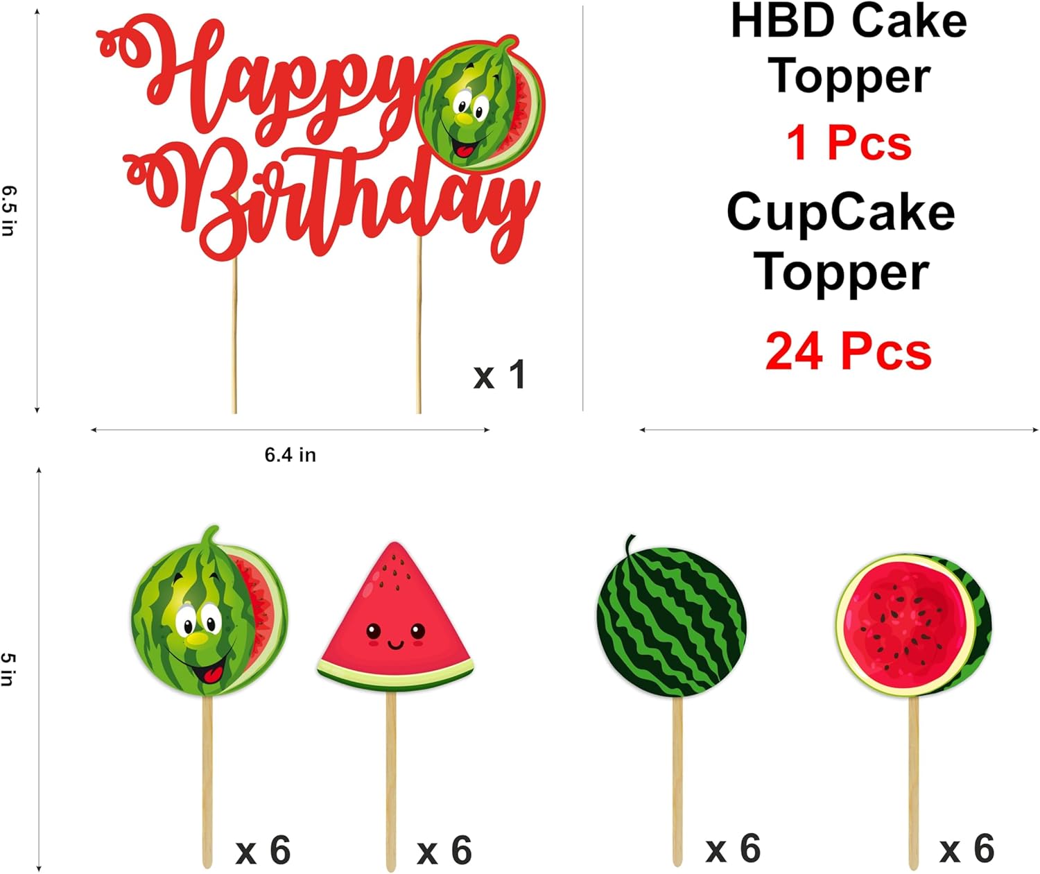 Seyal Watermelon Theme Birthday Party Decorations
