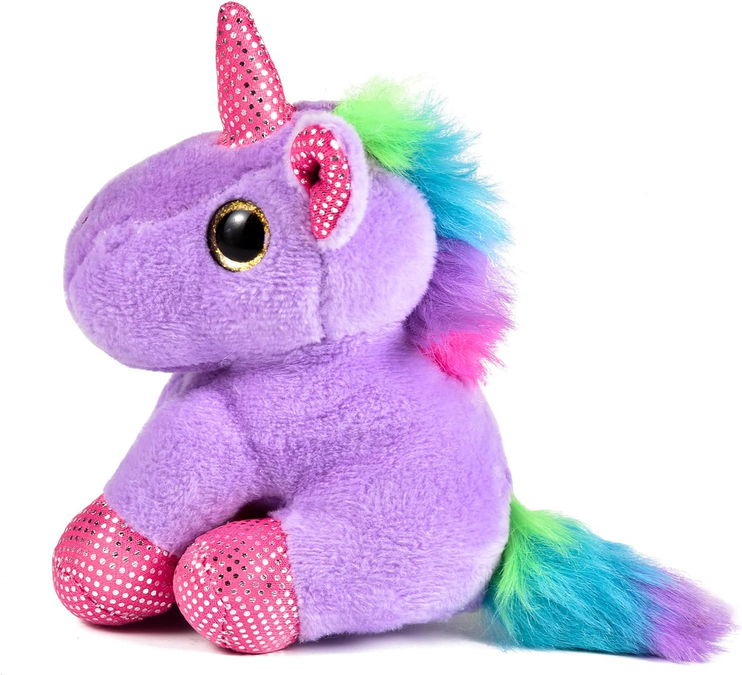 12Pcs Mini Plush Unicorn Party Favors Set