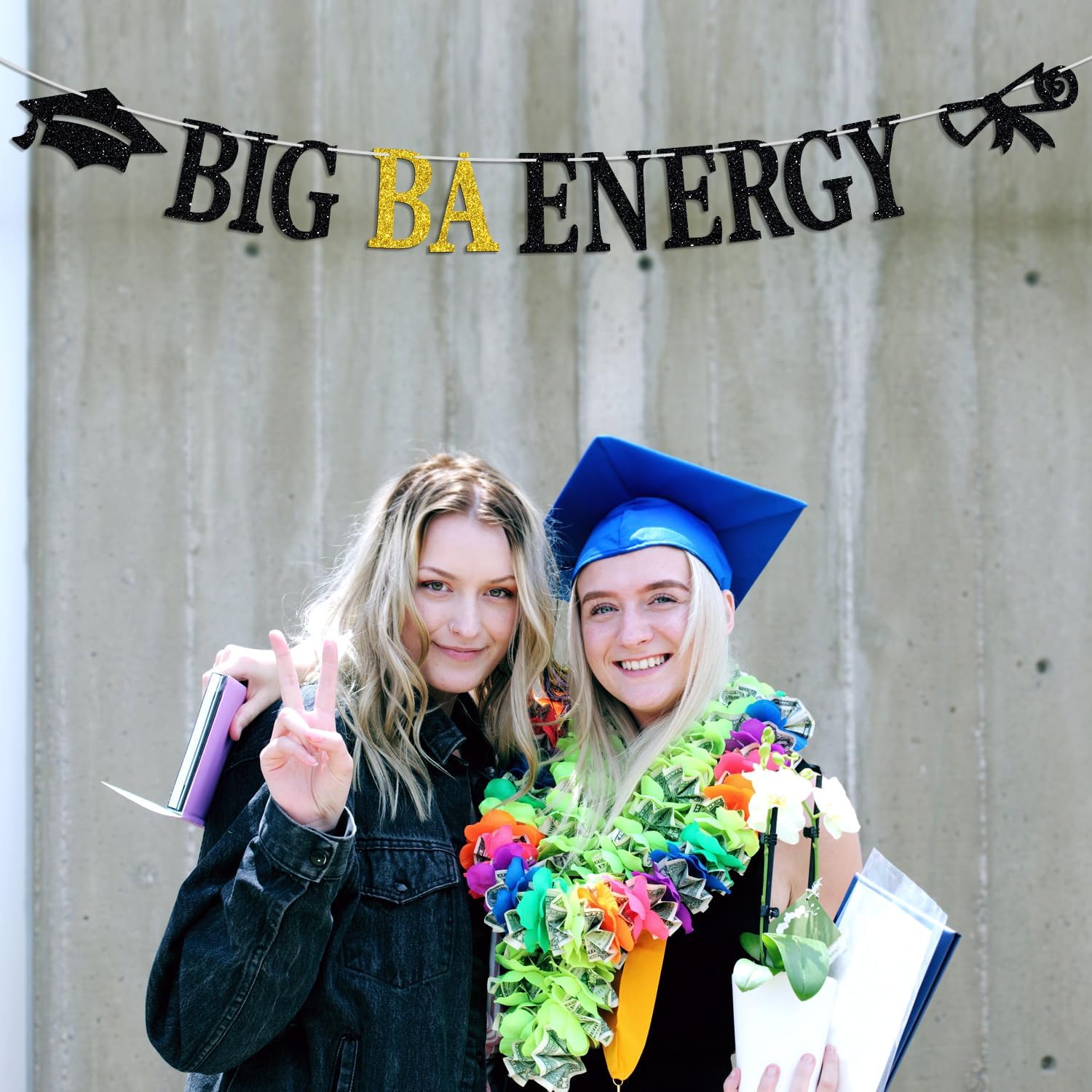Big BA Energy Banner Graduation Celebration Decorations