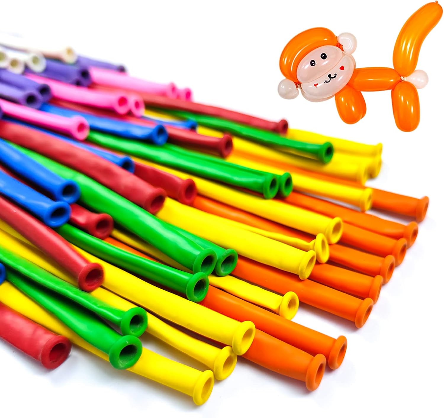 Orange 260 Long Skinny Twisting Balloons 100pcs