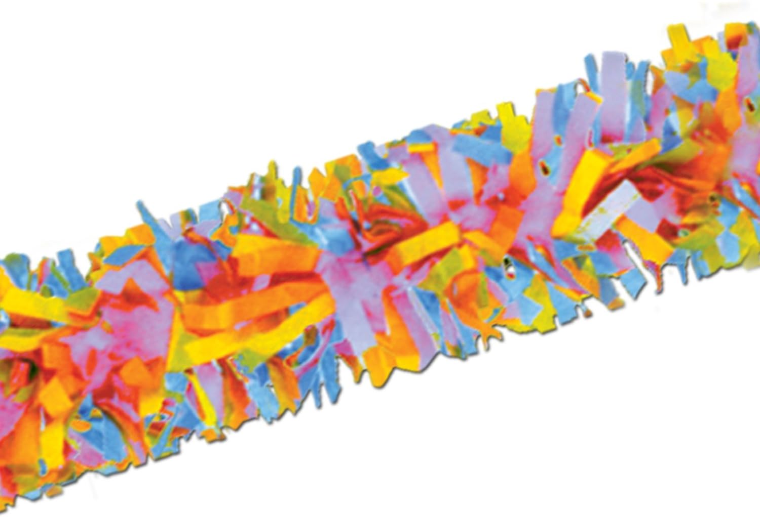 Beistle Multi-Color Tissue Pom Pom Garland