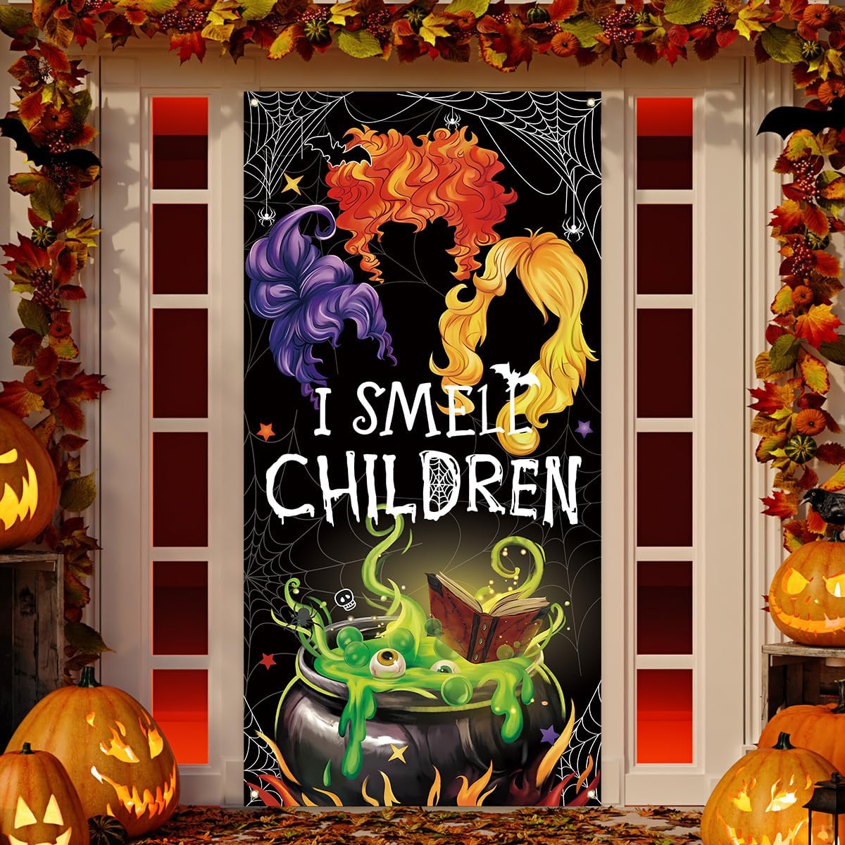 Hocus Pocus Door Cover Sanderson Sisters Halloween Banner