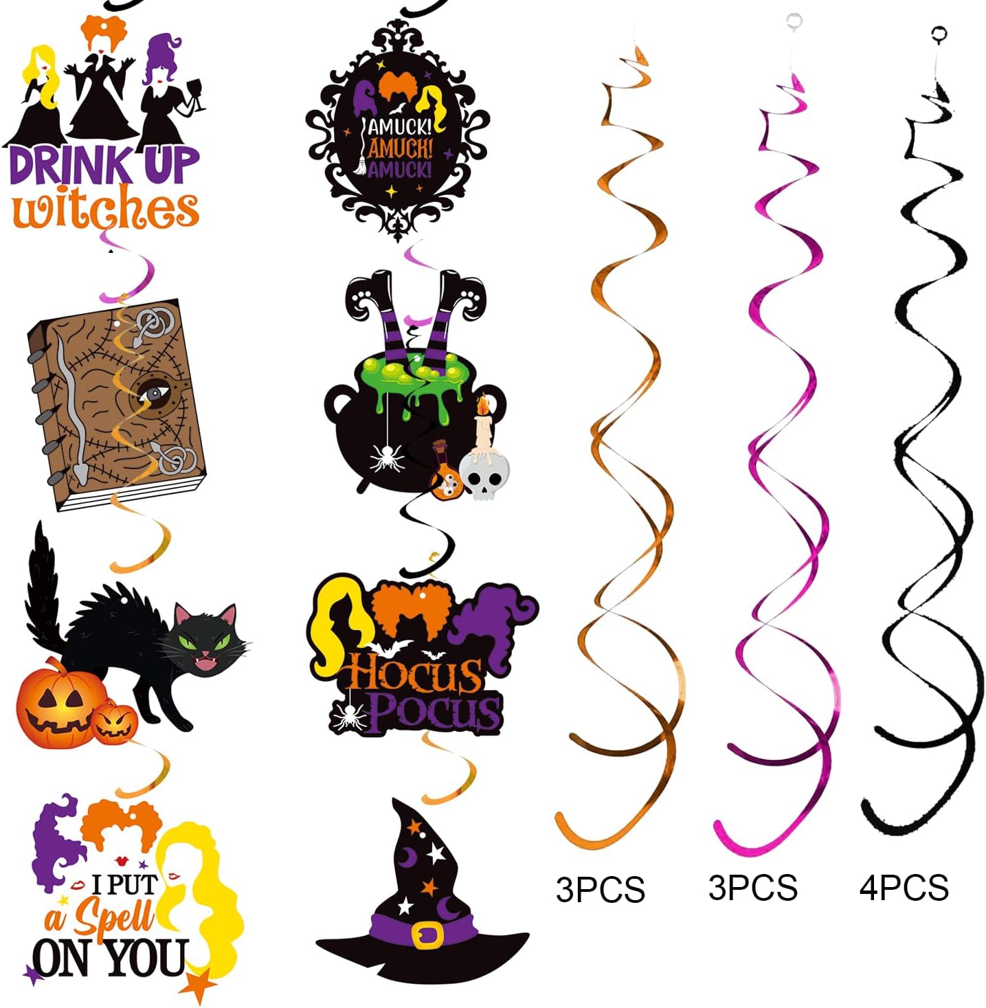30pcs Hocus Pocus Decorations for Halloween Party