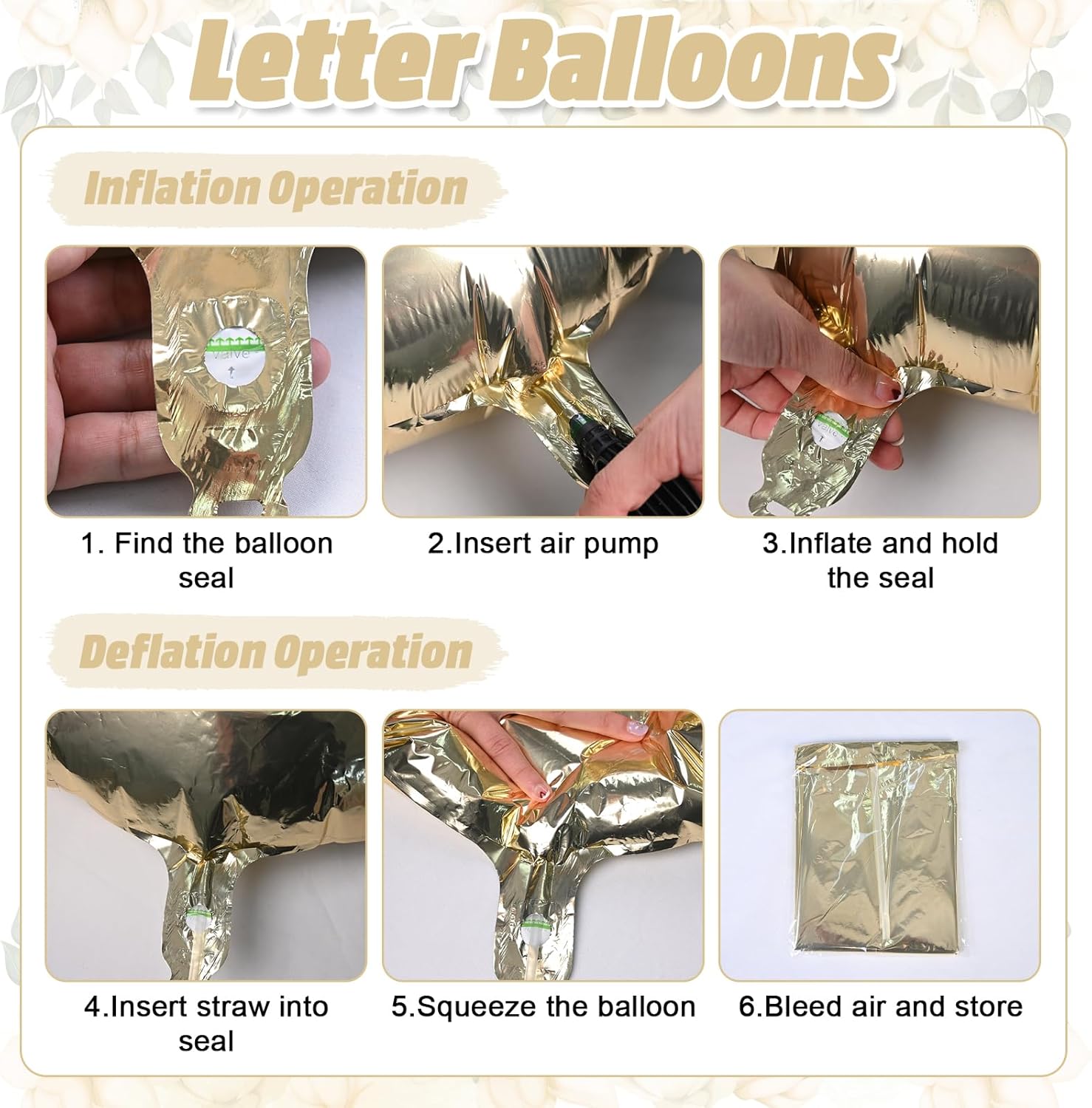 40 Inch Light Gold BRIDE Balloons for Wedding Decor
