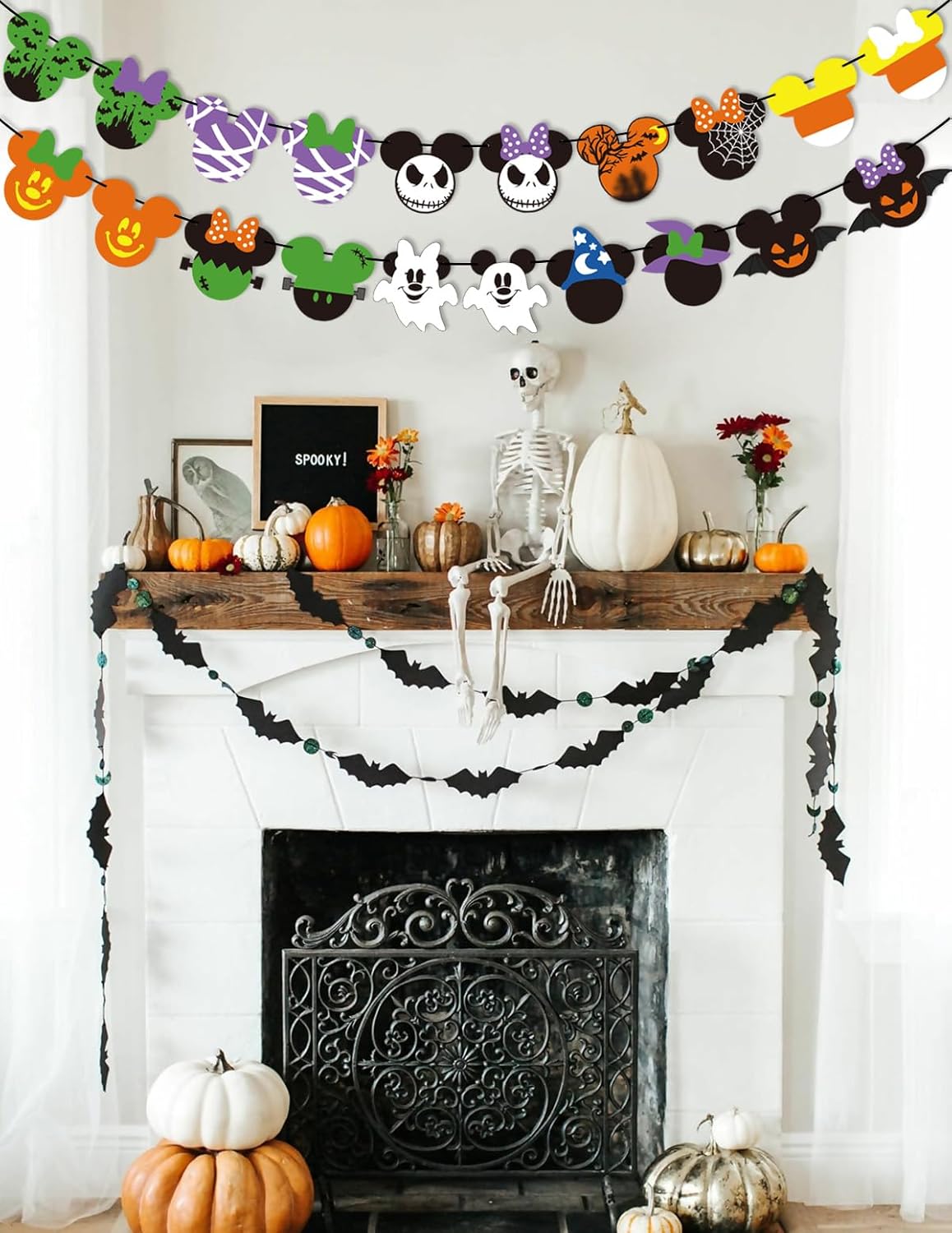 Mouse Halloween Garland Banner for Party Decorations
