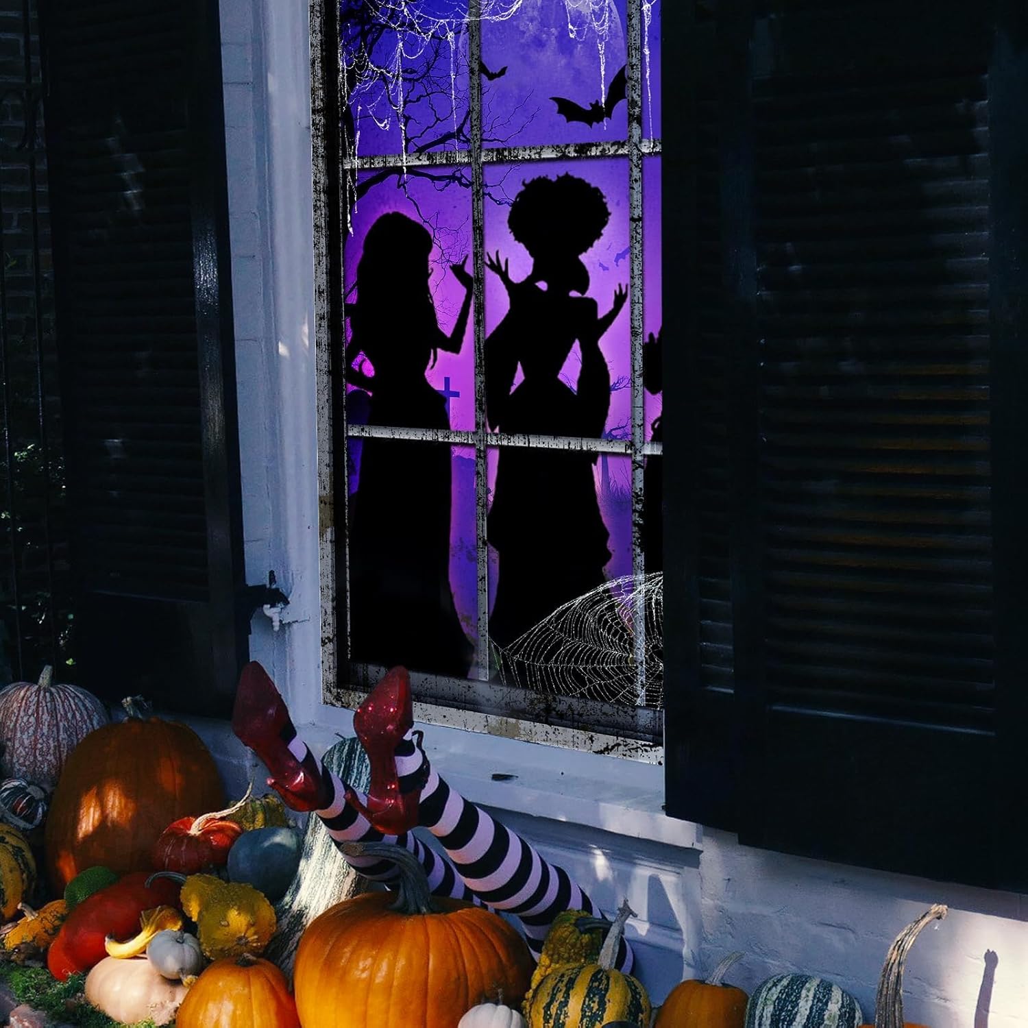 Bunny Chorus Halloween Window Banner 31x47 Inch