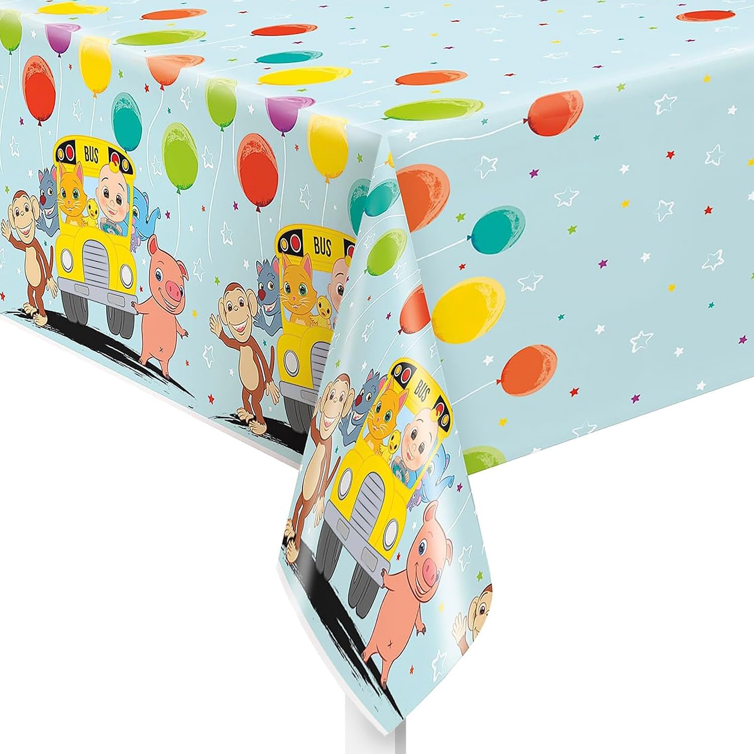 Vibrant Cocomelon Rectangular Table Cover 54x84