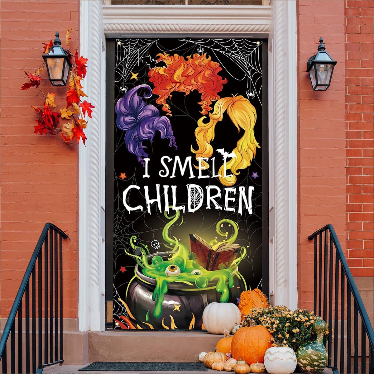 Hocus Pocus Door Cover Sanderson Sisters Halloween Banner