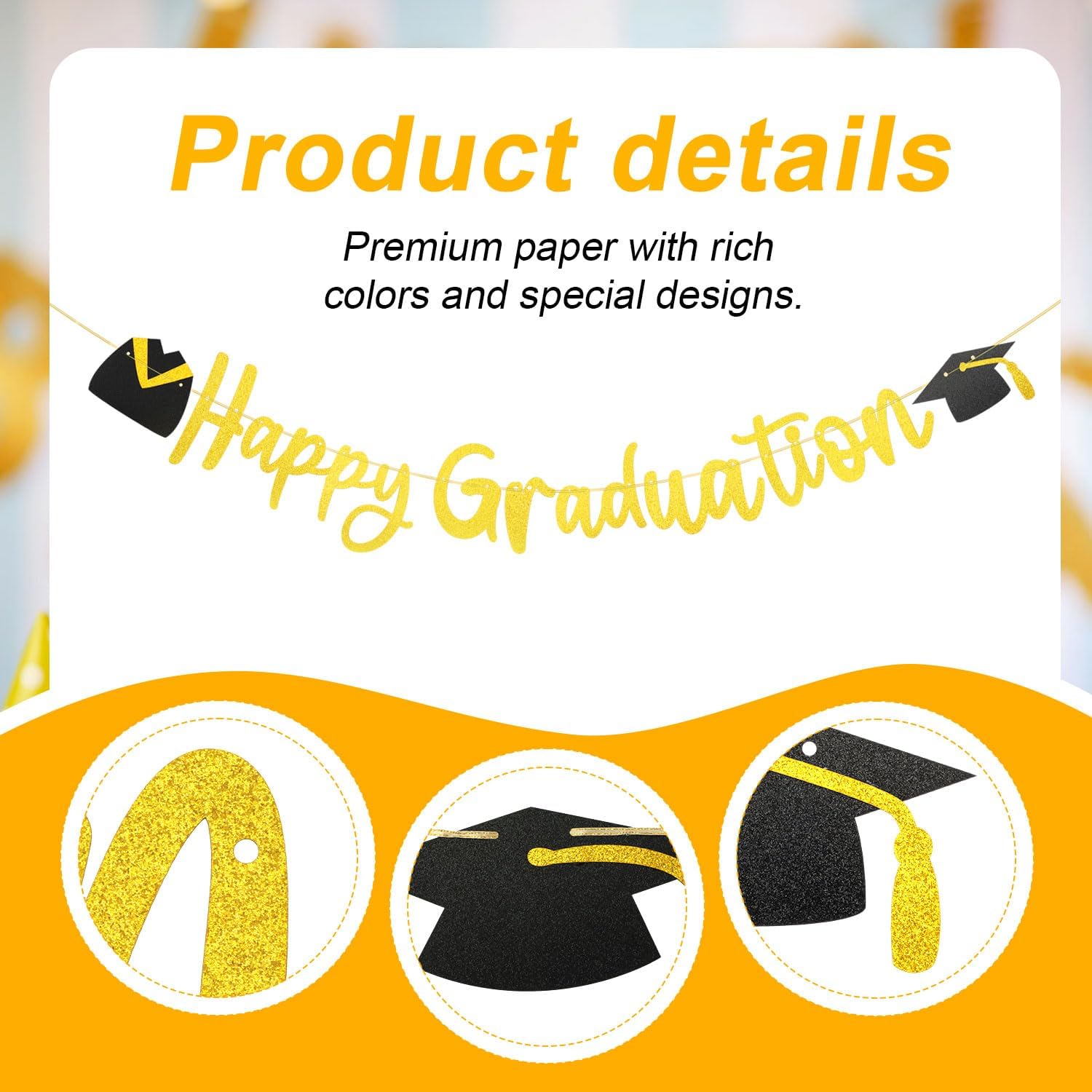 Happy Graduation Banner Decorations