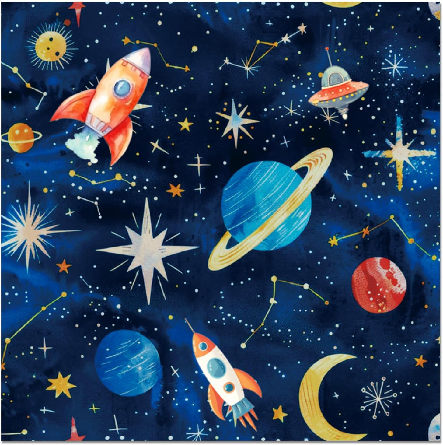 Outer Space Party Napkins 40PCS Disposable