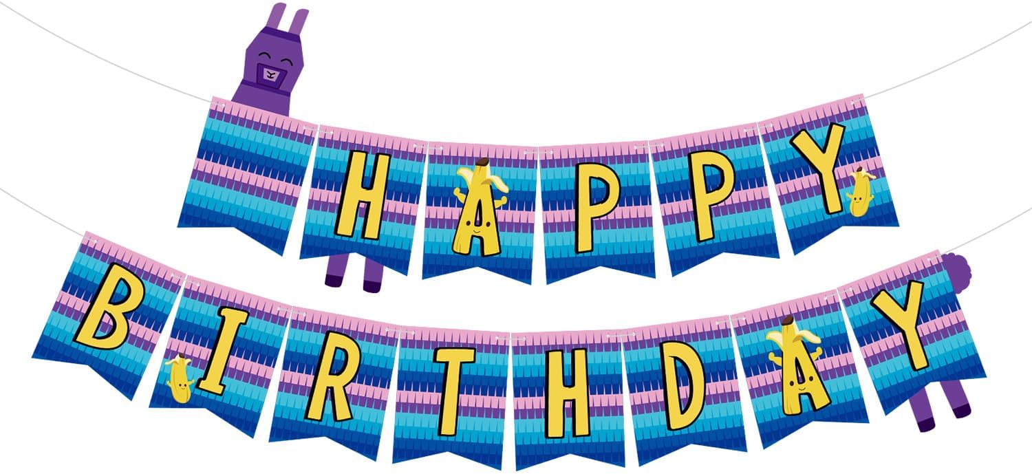 Gaming Birthday Banner for Game Lovers Party Decoration