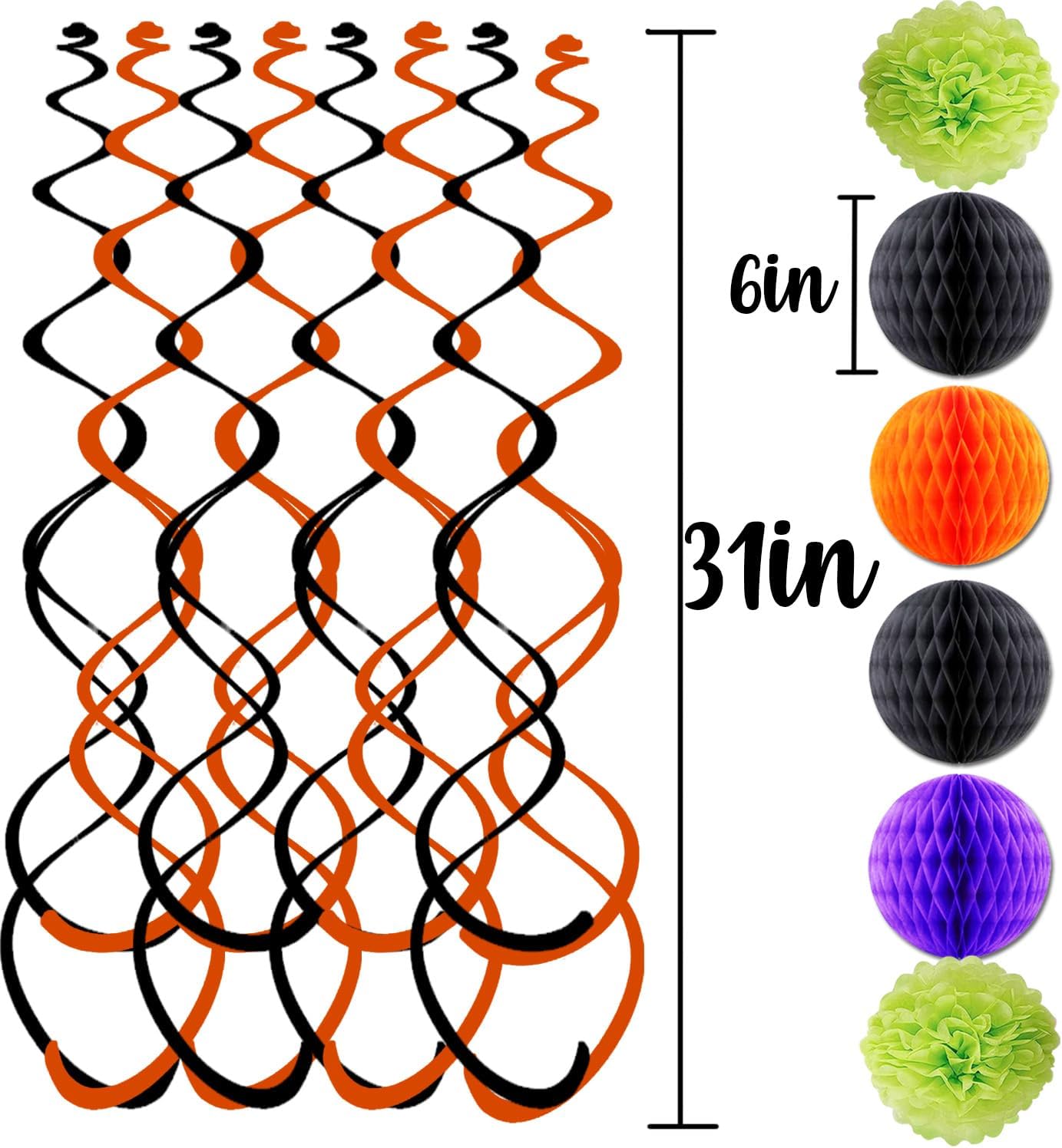 Saliyaa Halloween Birthday Decor Banners