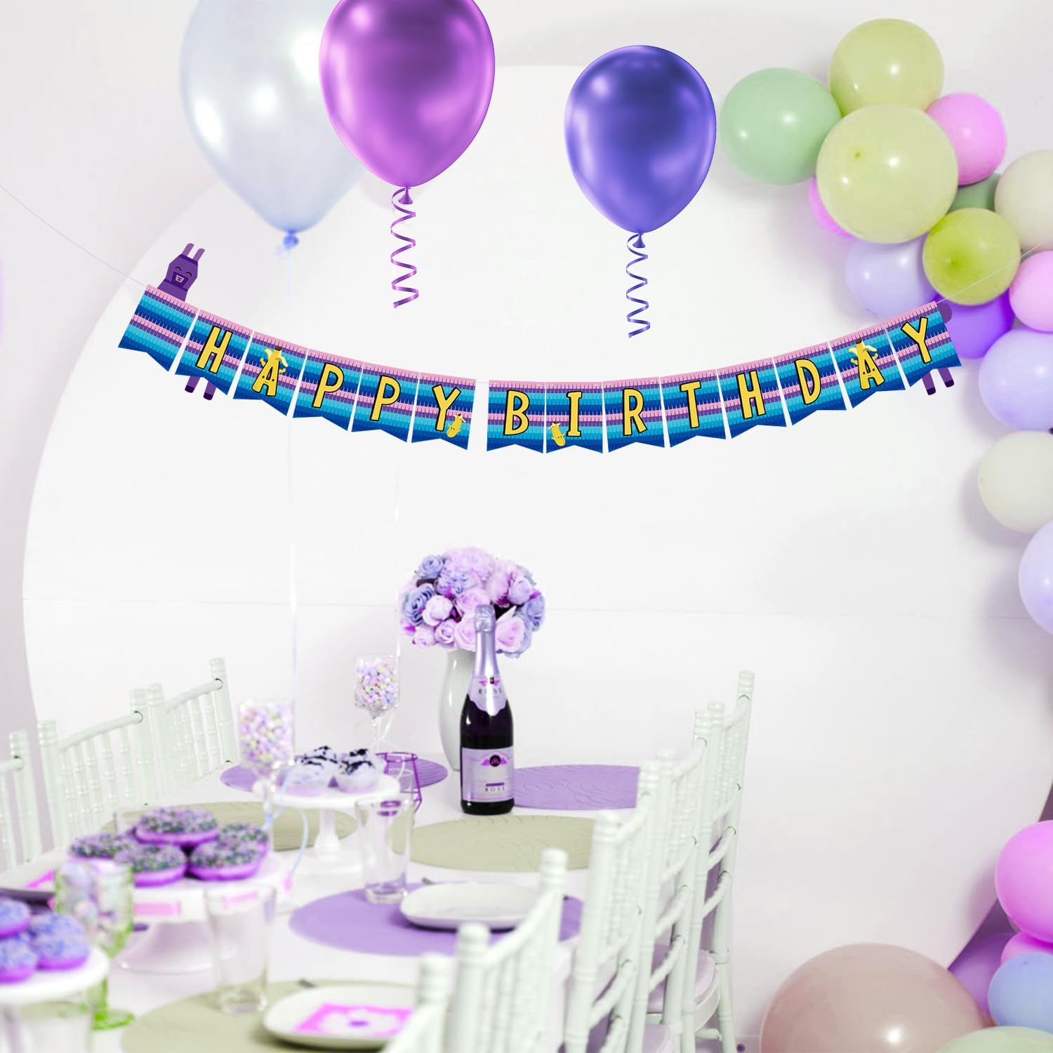 Gaming Birthday Banner for Game Lovers Party Decoration