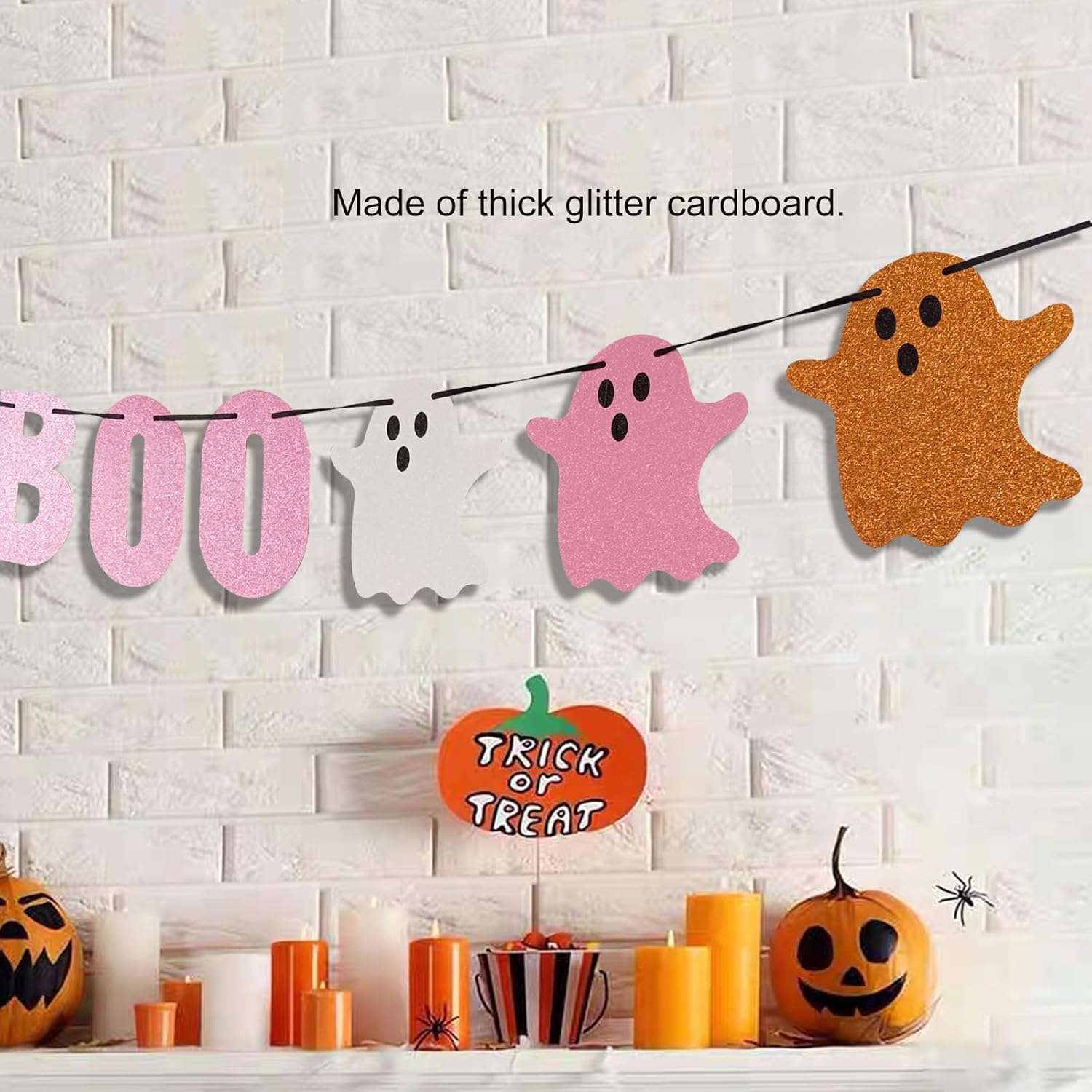 Cute Boo Banner Halloween Party Decor