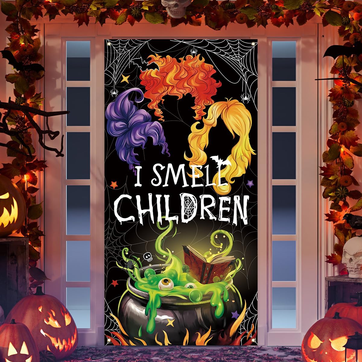 Hocus Pocus Door Cover Sanderson Sisters Halloween Banner