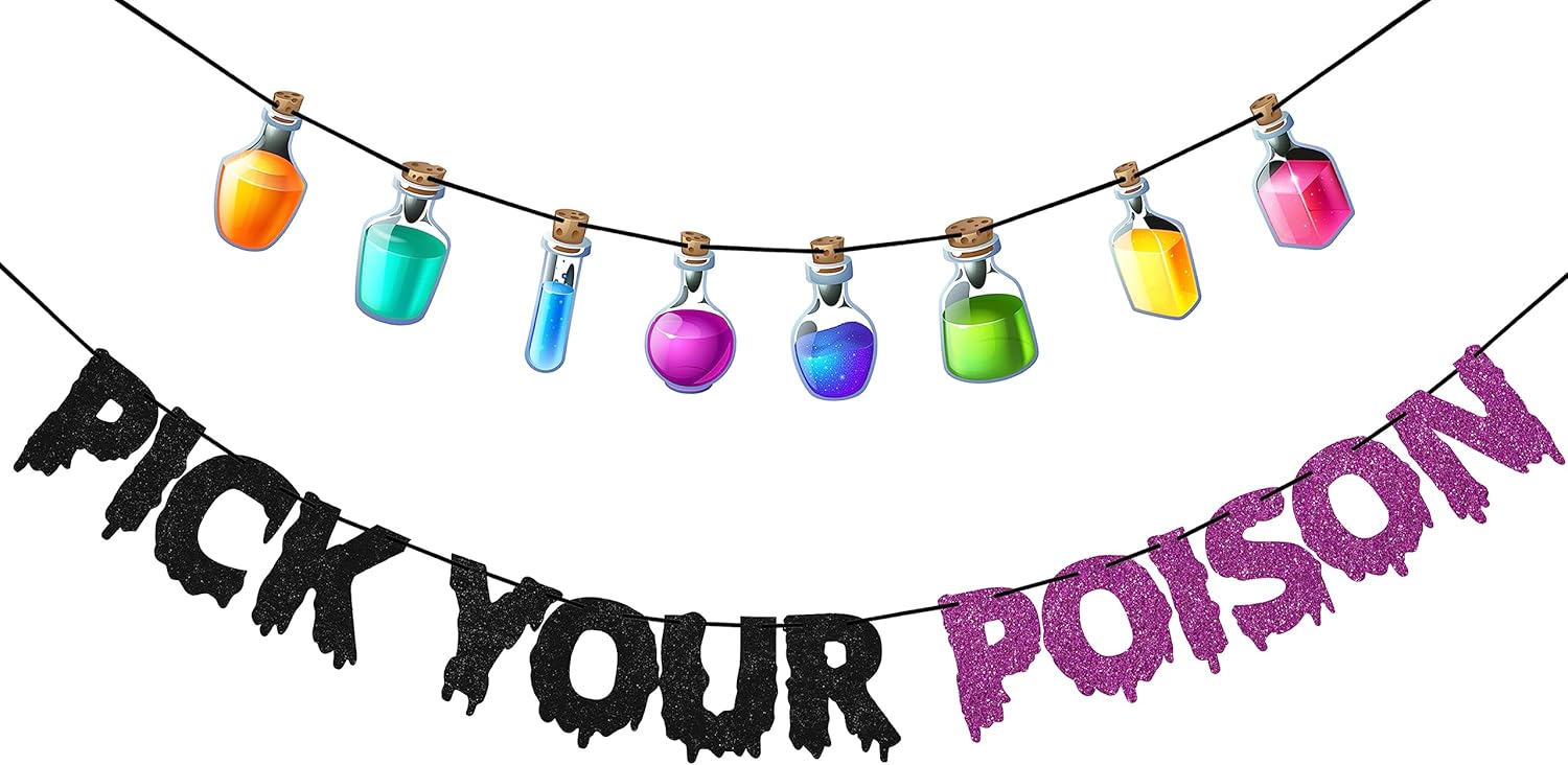 Pick Your Poison Halloween Banner Set 1