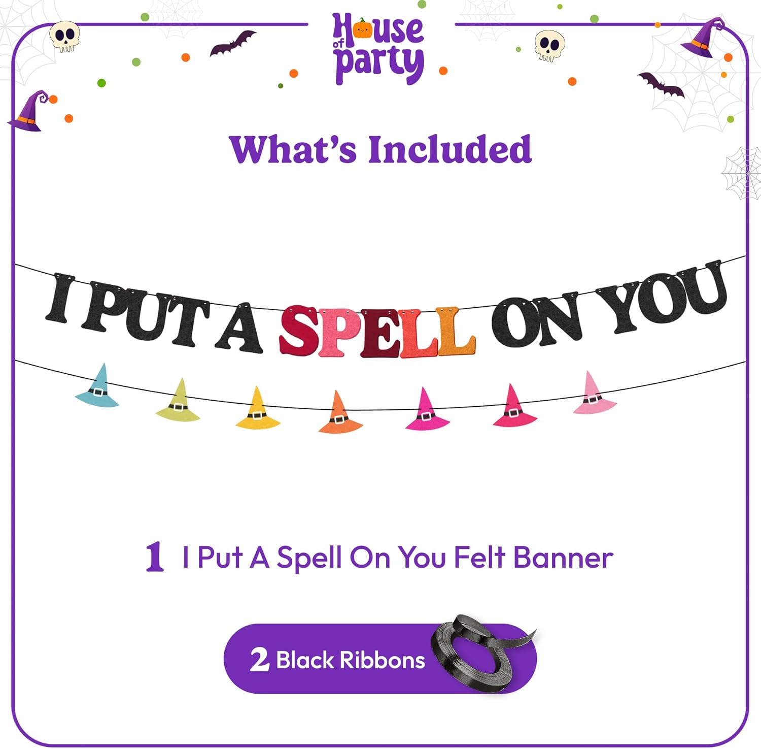 House of Party Halloween Spell Banner
