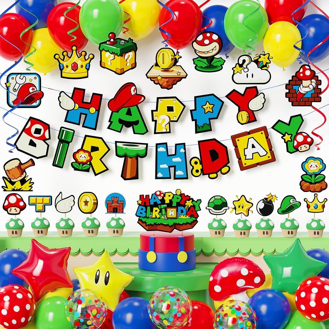 Game Bro Birthday Banner Gaming Theme Decor