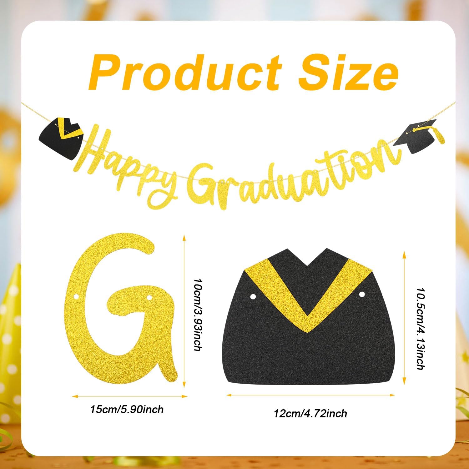 Happy Graduation Banner Decorations