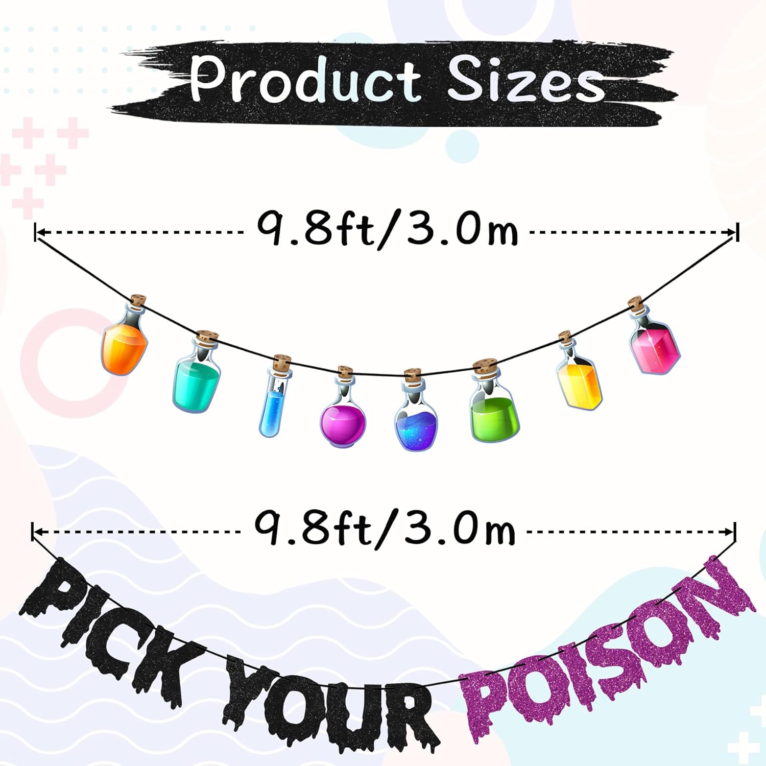 Pick Your Poison Halloween Banner Set 1