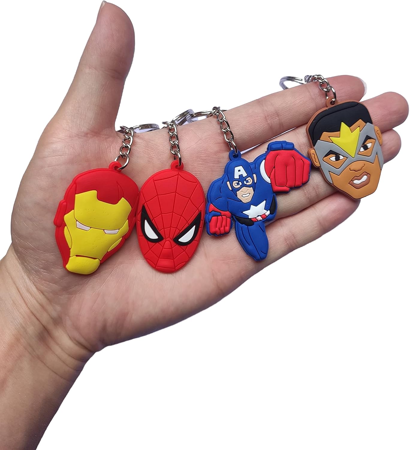 20 Kids Party Favors Key Chains with Fillers