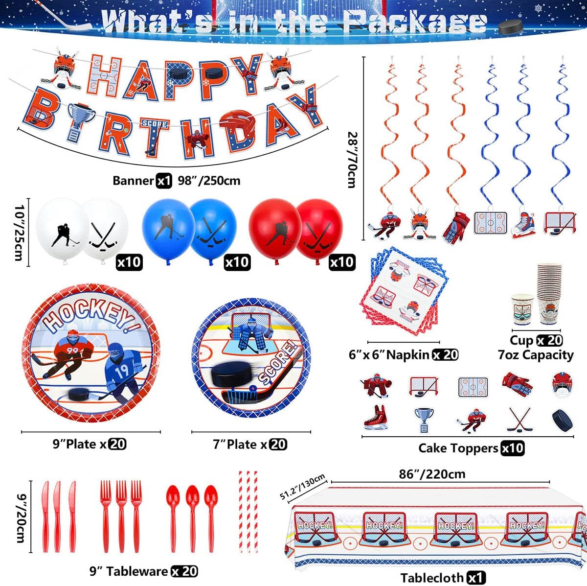 Hockey Party Set for Kids Birthday Celebrations