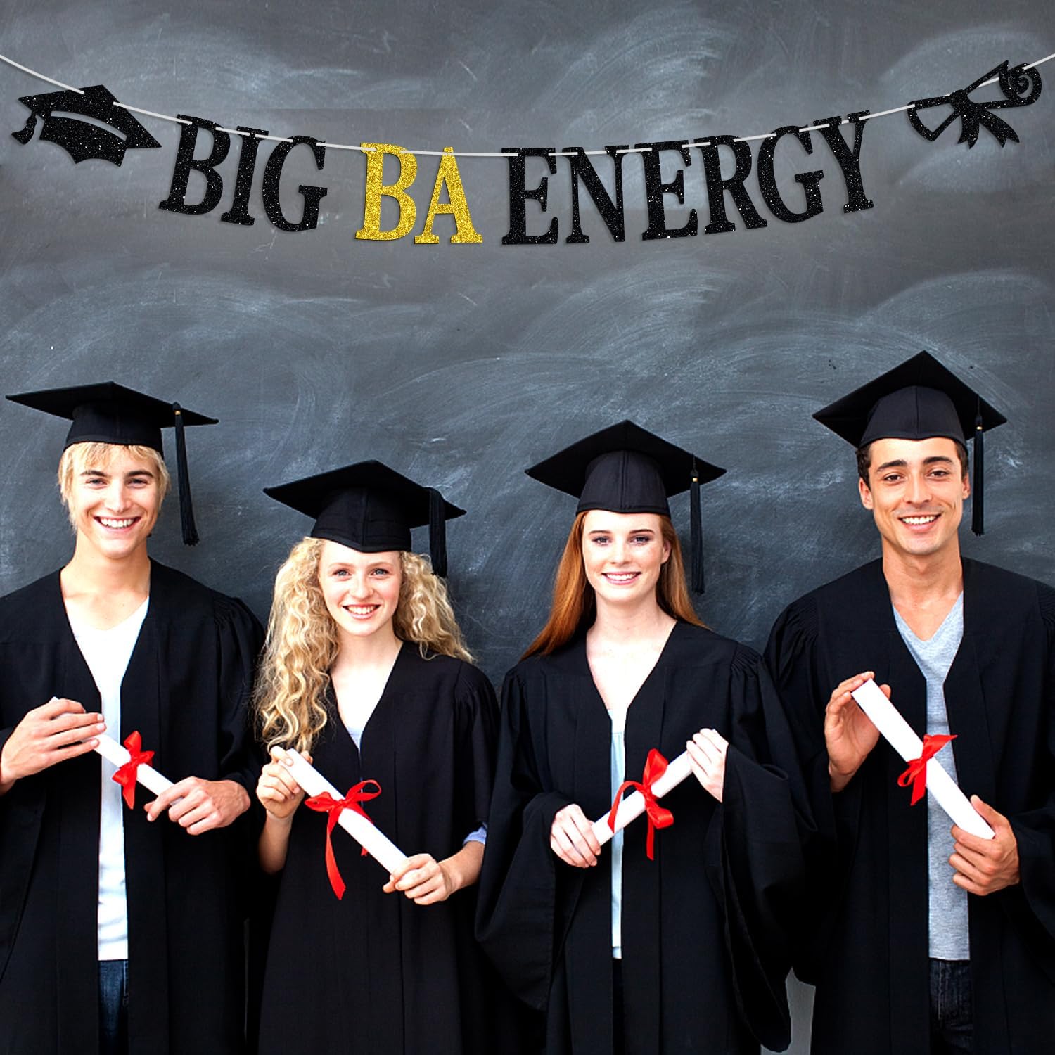Big BA Energy Banner Graduation Celebration Decorations