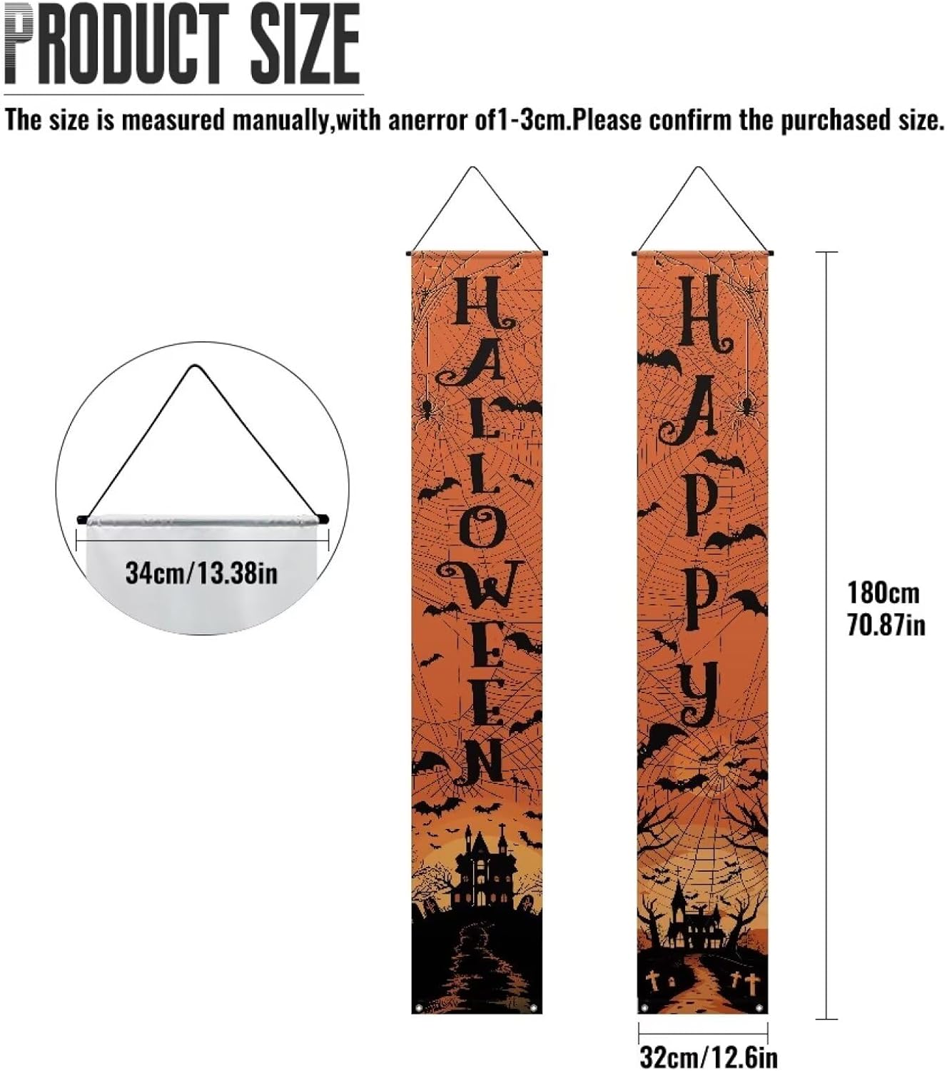 Halloween Witches Outdoor Banner Hocus Pocus Decor