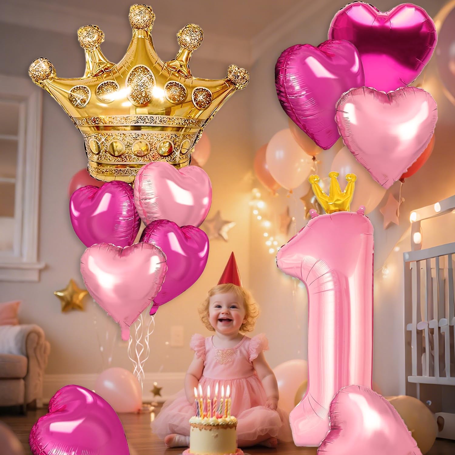 Princess 3rd Birthday Balloon Decor Set