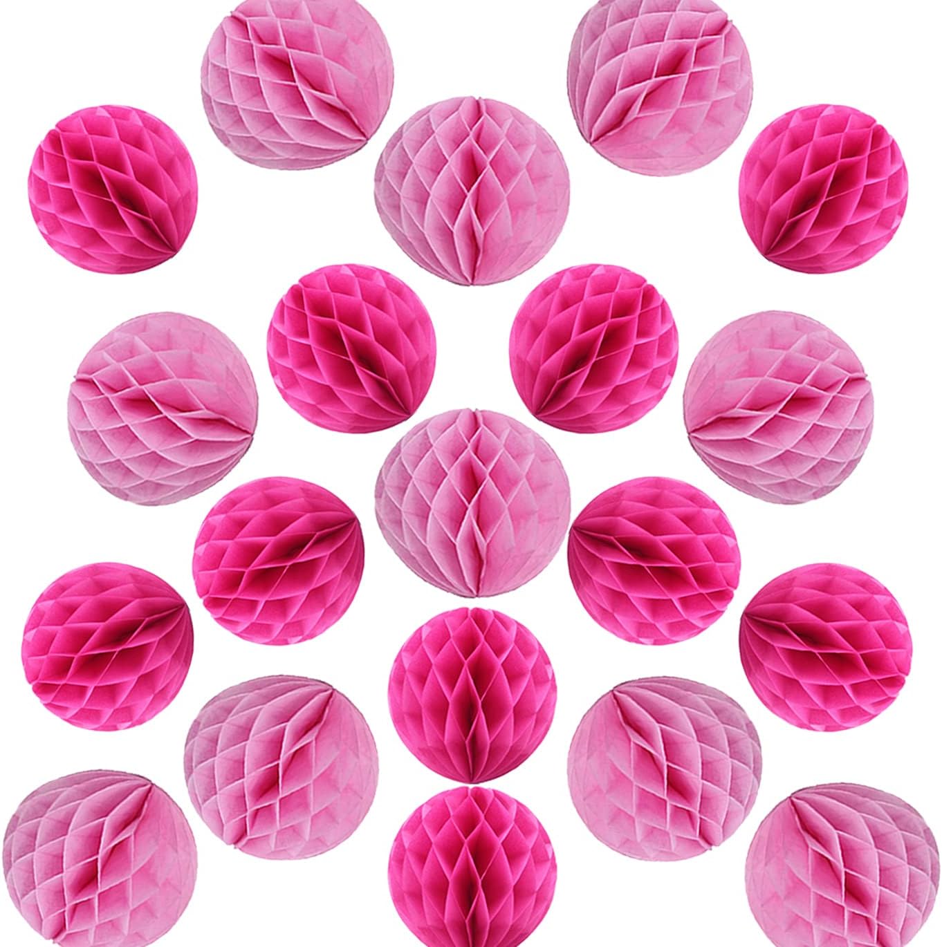 YLYs Love 20pcs Honeycomb Paper Balls Wall Decor