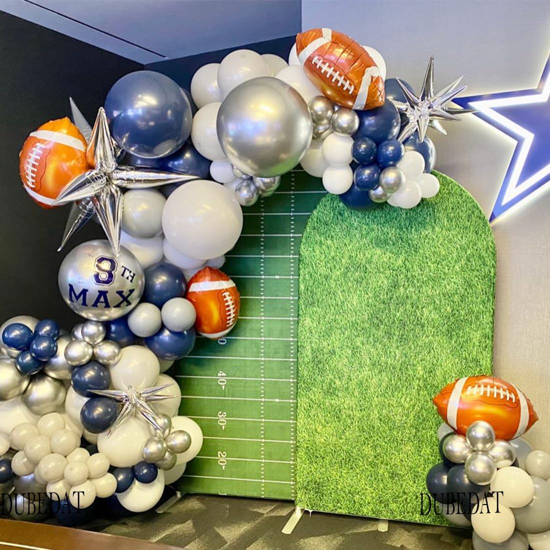 141Pcs Football Balloon Arch Kit for Birthday Decor