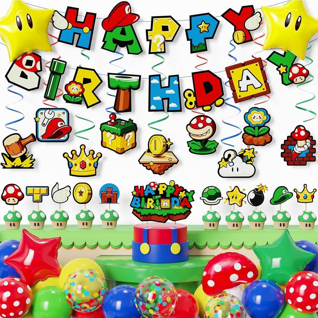 Game Bro Birthday Banner Gaming Theme Decor