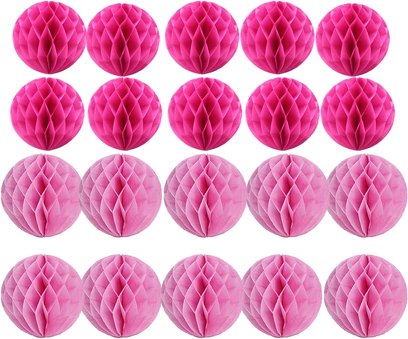 YLYs Love 20pcs Honeycomb Paper Balls Wall Decor