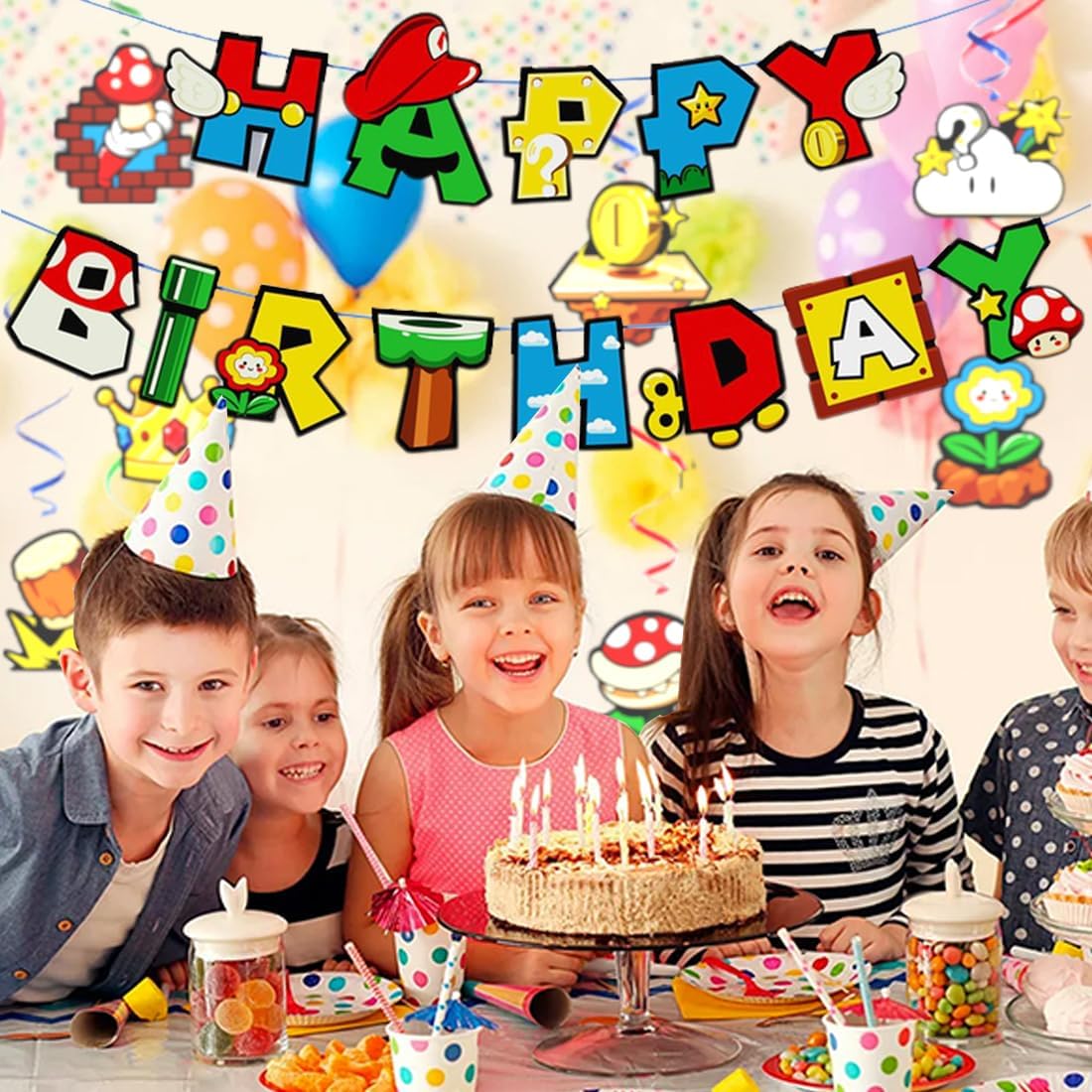 Game Bro Birthday Banner Gaming Theme Decor