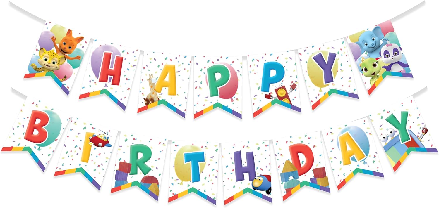 Treasures Gifted Word Party Birthday Banner - 15 Panel Decorations