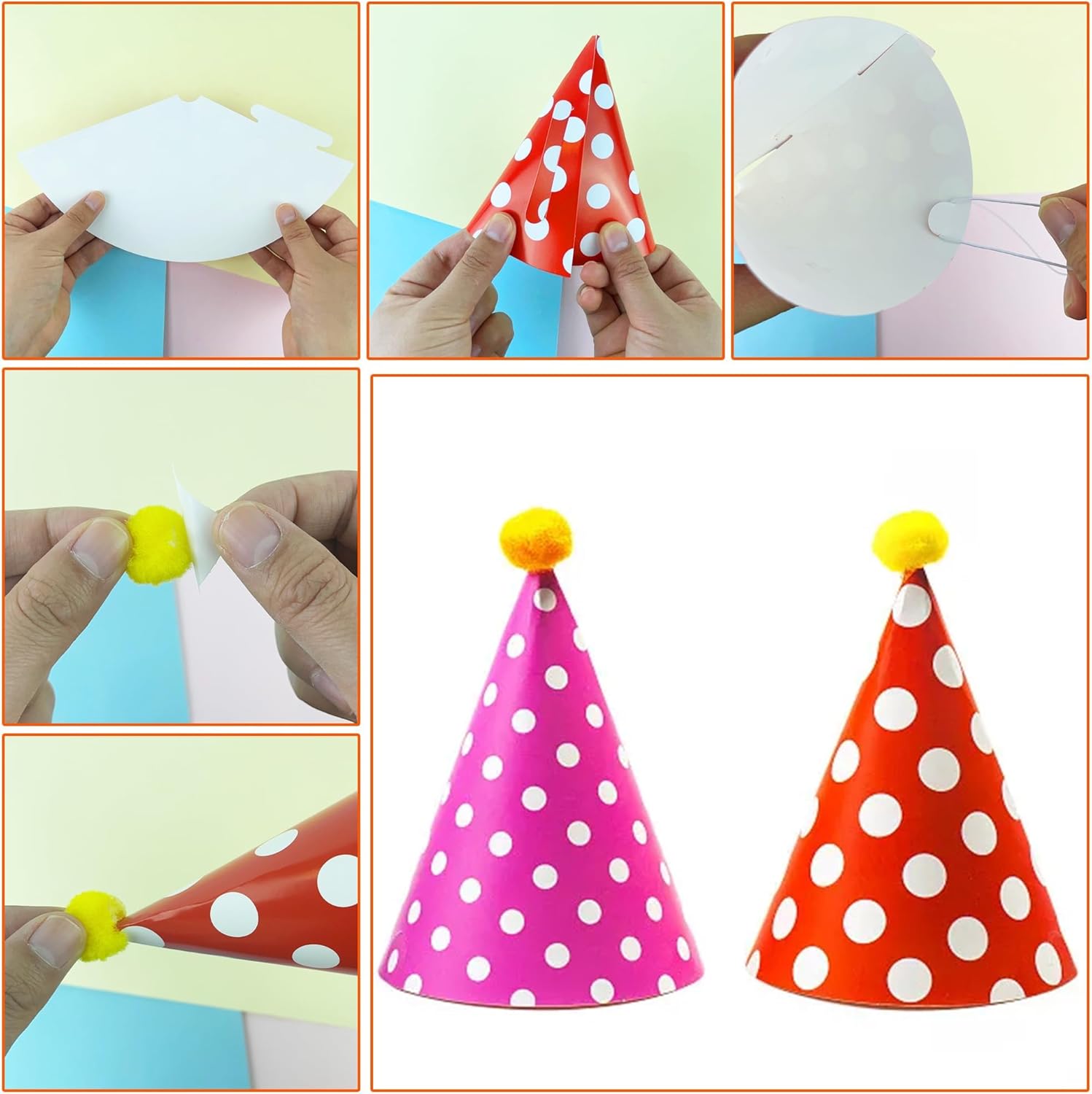 28 pcs Birthday Party Decor Set with Confetti Poppers