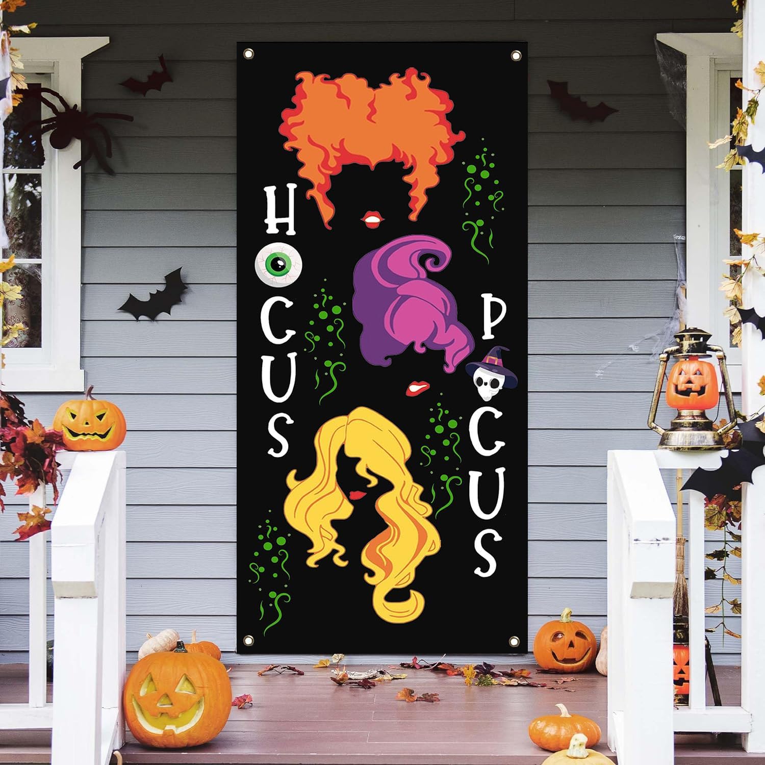 Halloween Hocus Pocus Door Cover Banner 295x71 Inches