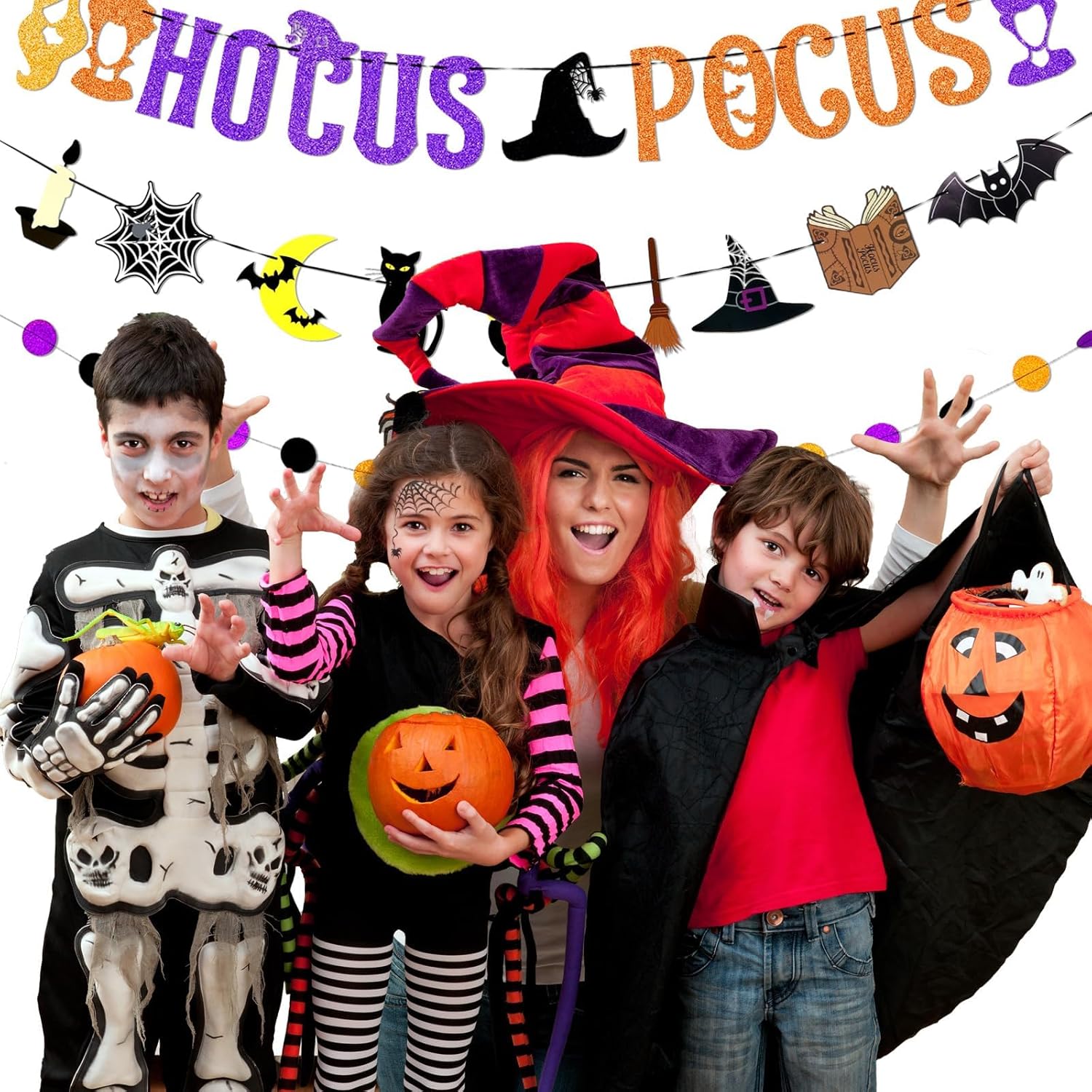 Premium 30pcs Hocus Pocus Halloween Decorations Set