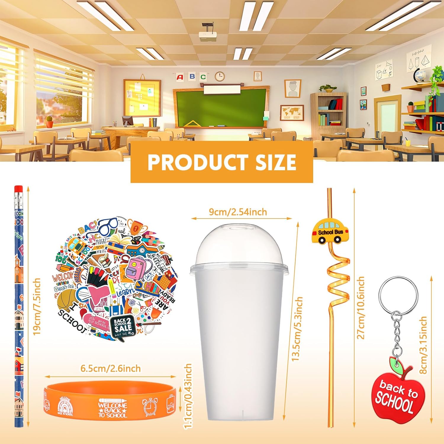 24 Piece Back to School Party Favor Pack