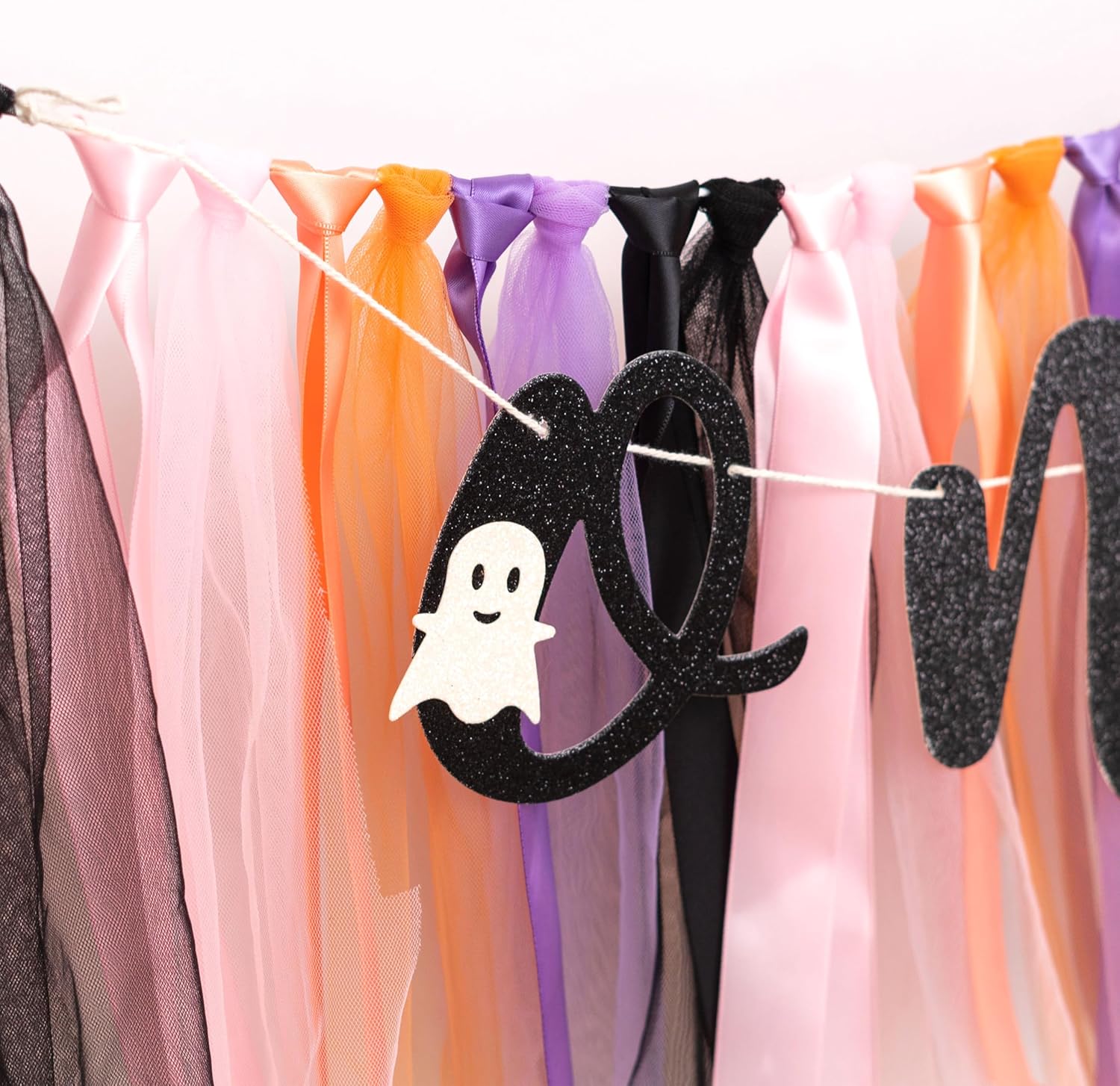 Halloween Spooky One High Chair Banner for Babys 1st Birthday