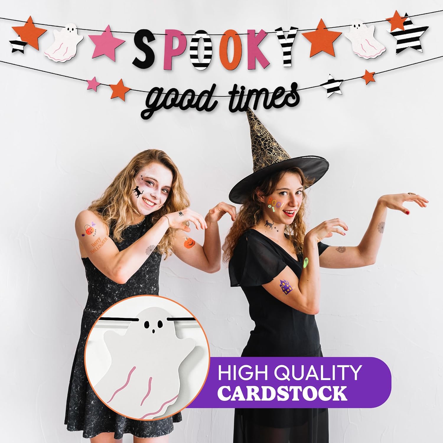 HOUSE OF PARTY Spooky Banner 41 Inches Pre Strung